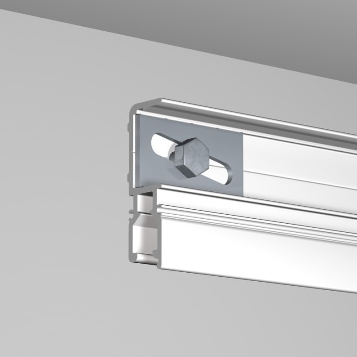 Newly R70 Museum Rail in witte primer incl. Afdekprofiel – 70 kg