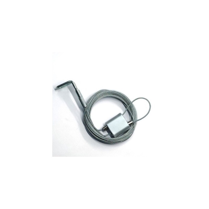 GeckoTeq Staaldraad met een 90° montage oog en Lus Hanger set
