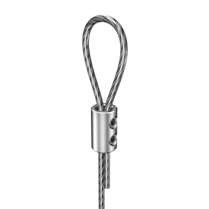 GeckoTeq Dubbele Draadklem incl. inbus sleutel