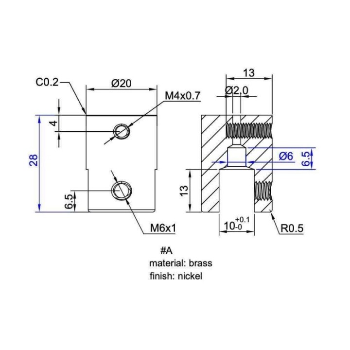 GeckoTeq Klemhouders voor Glas en Akoestische en normale Panelen tot 10mm - 20kgs