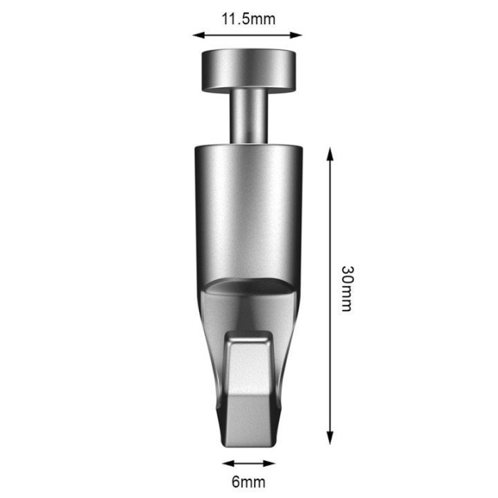 GeckoTeq Zelfremmende Slim-line haak