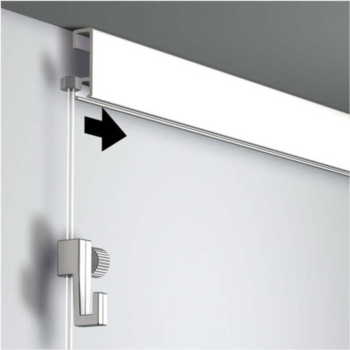 Ophangset 4 meter PRO - Artiteq kwaliteitsrail
