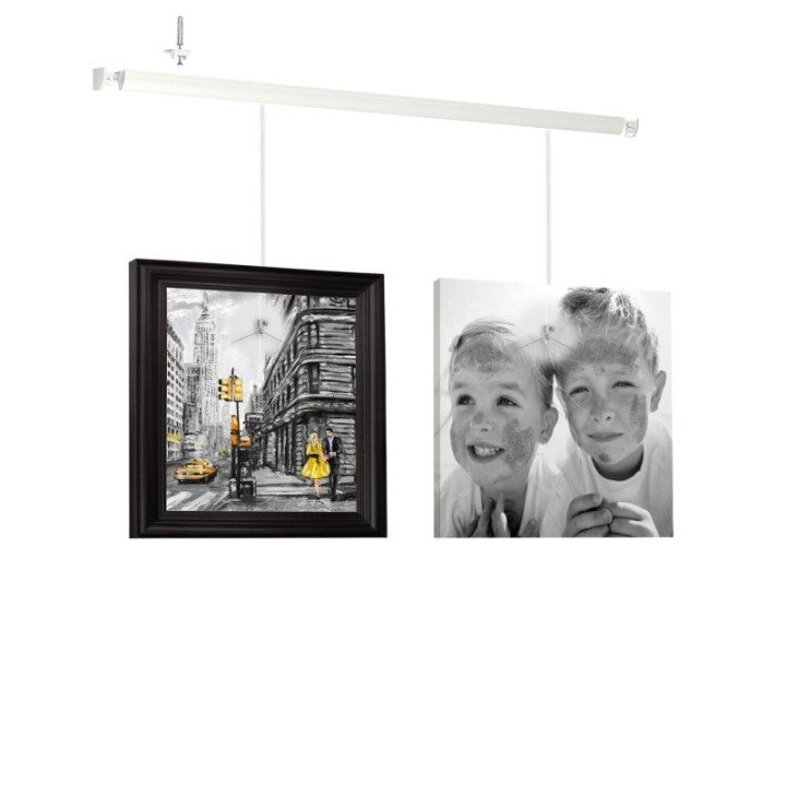 Ophangset 4 meter PLAFOND - Artiteq kwaliteitsrail