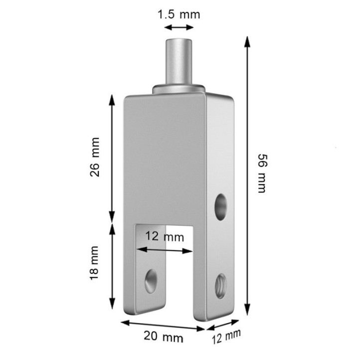 GeckoTeq Akoestische paneel klemmen tot 12mm