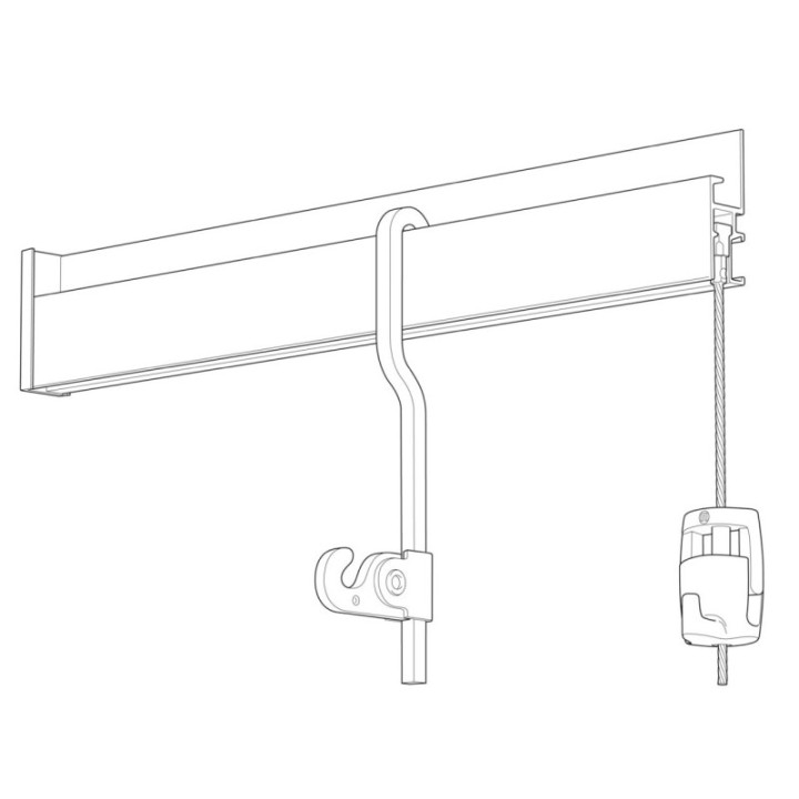 Newly 4x4mm Stang U-Top alu - voor Newly R30