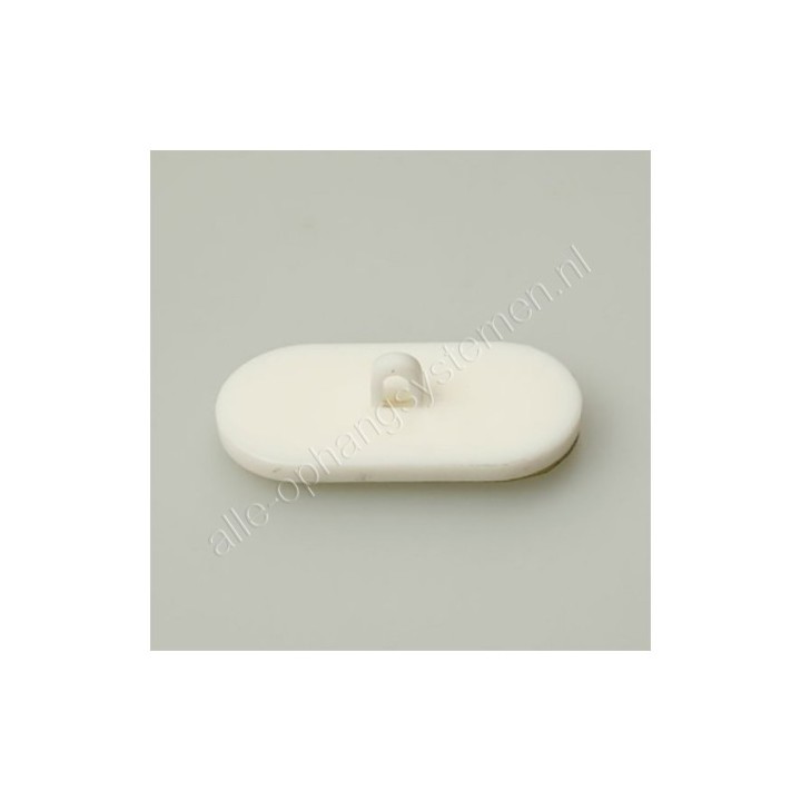 GeckoTeq zelfklevend plafond oog wit - ovaal - per stuk
