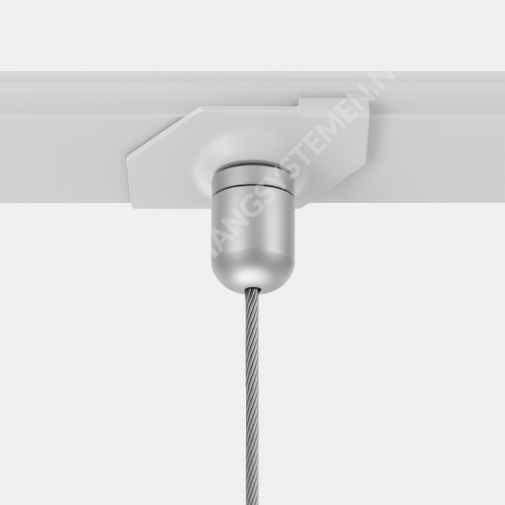 GeckoTeq metalen klem in wit voor systeemplafonds - 8kg