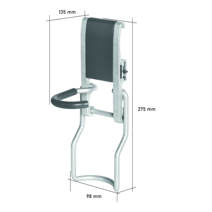 GeckoTeq Fiets Ophangsysteem - Verticale Fietshaak GSH58