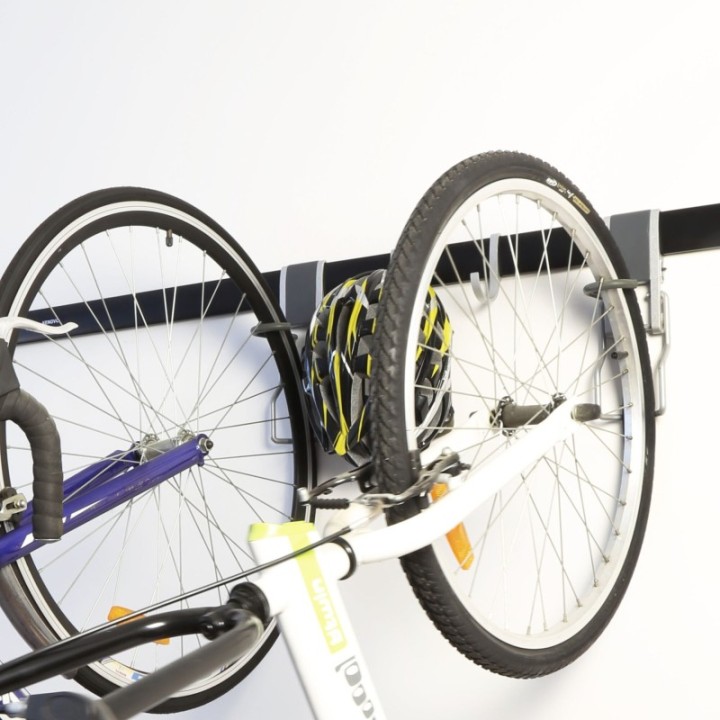 GeckoTeq Fiets Ophangsysteem - Verticale Fietshaak GSH58