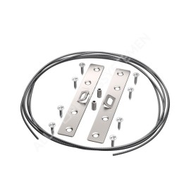 GeckoTeq staaldraad set voor Schilderij ophangsysteem 4