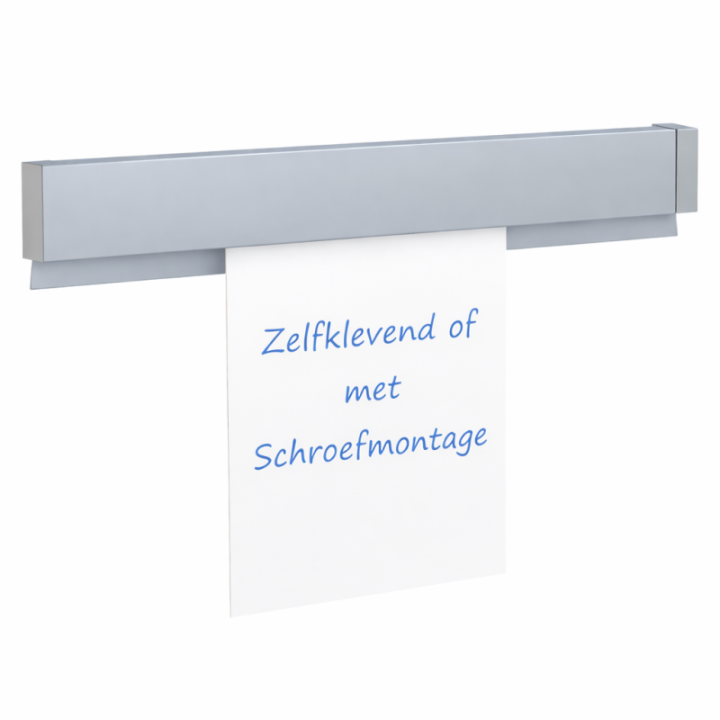 Artiteq Info Rail Memo Rail Papier Rail Papergrip - Strak 25cm klemprofiel voor wisselbare mededelingen