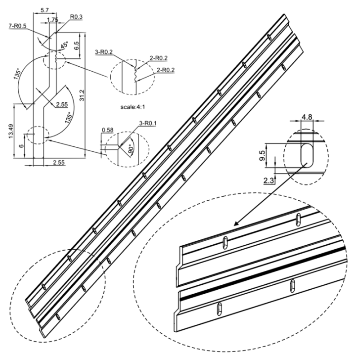 GeckoTeq Franse Cleat Systeem Ophang Rail - per set van 2