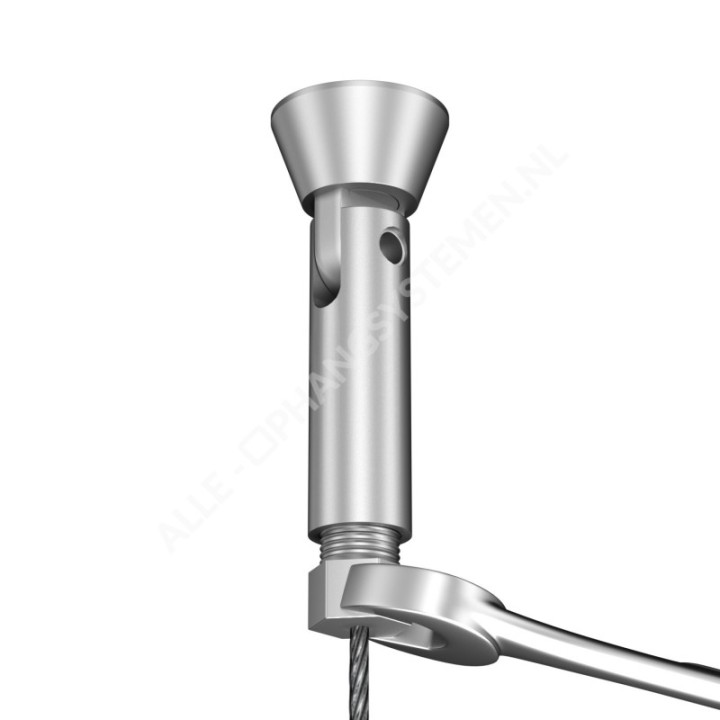 GeckoTeq Spankabel Staaldraad Set 1,8 mm - 3 meter