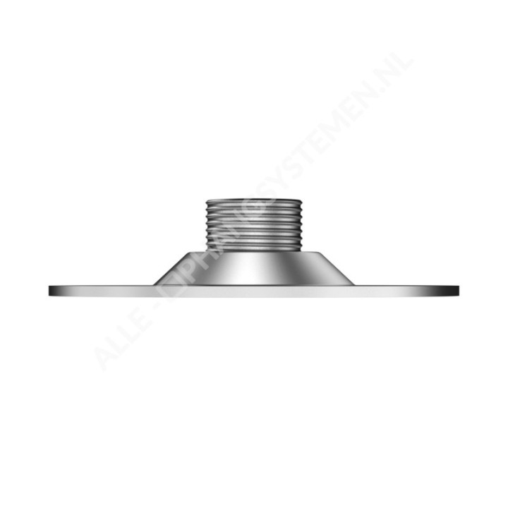 GeckoTeq Ronde montageflens (Rosette) met centraal schroefdraad