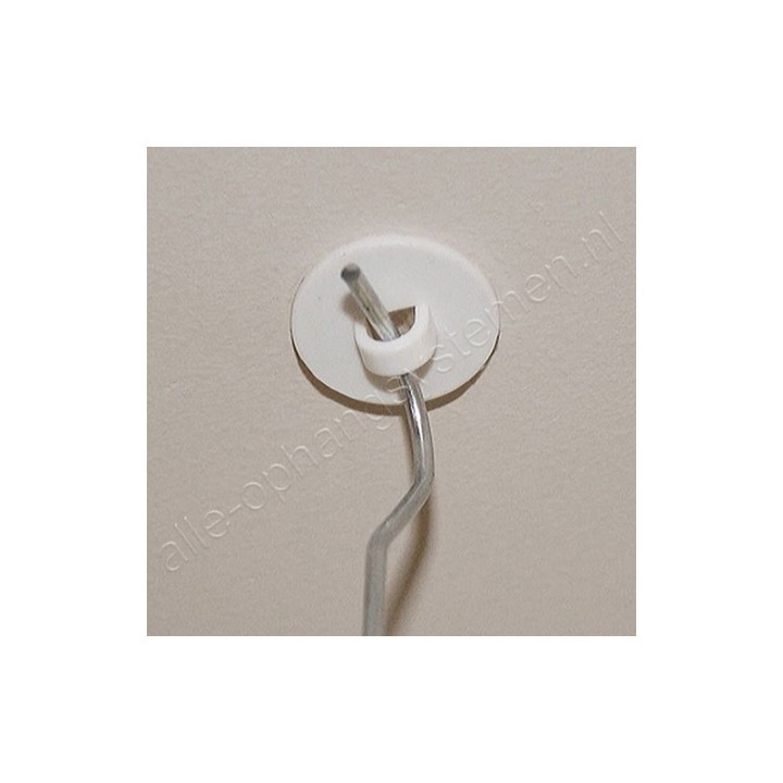 GeckoTeq zelfklevend plafond oog wit - 20mm - per stuk