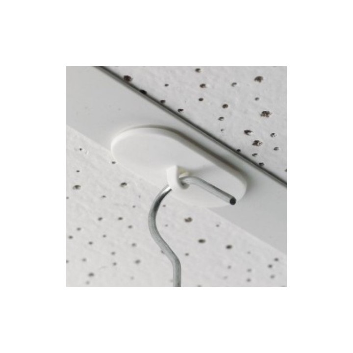 GeckoTeq zelfklevend plafond oog wit - ovaal - per stuk