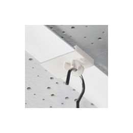 GeckoTeq 2kg Plafond schuif clip haak wit plastic - per stuk