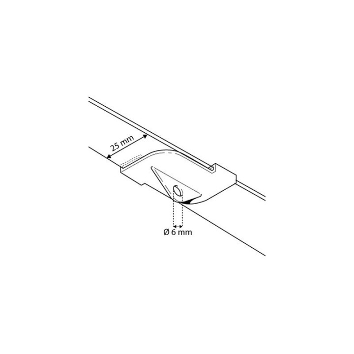 GeckoTeq Systeem Plafond Klem wit plastic 5kg