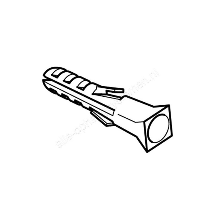 STAS Universele Wand Plug  - 6mm