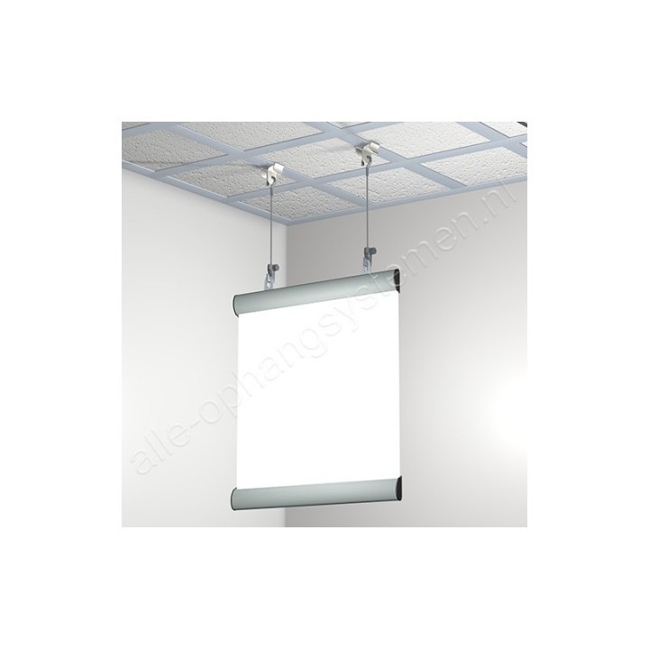 GeckoTeq 1,5mm perlon draad met haak - 2 meter