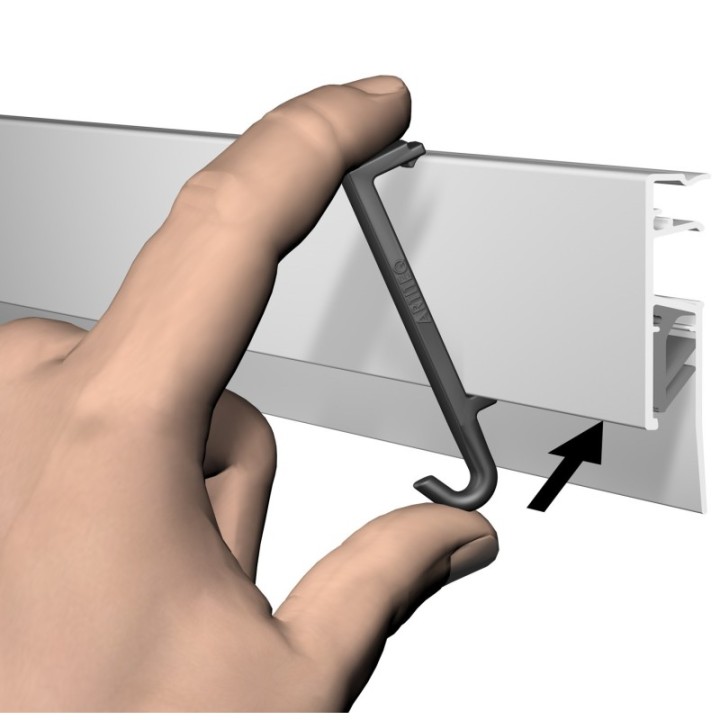 Artiteq Info Rails Clip Hanger
