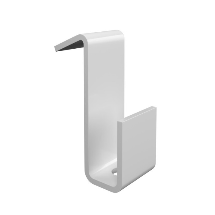 GeckoTeq Scheidingswandhaak 4kg - 25x8x10x11mm