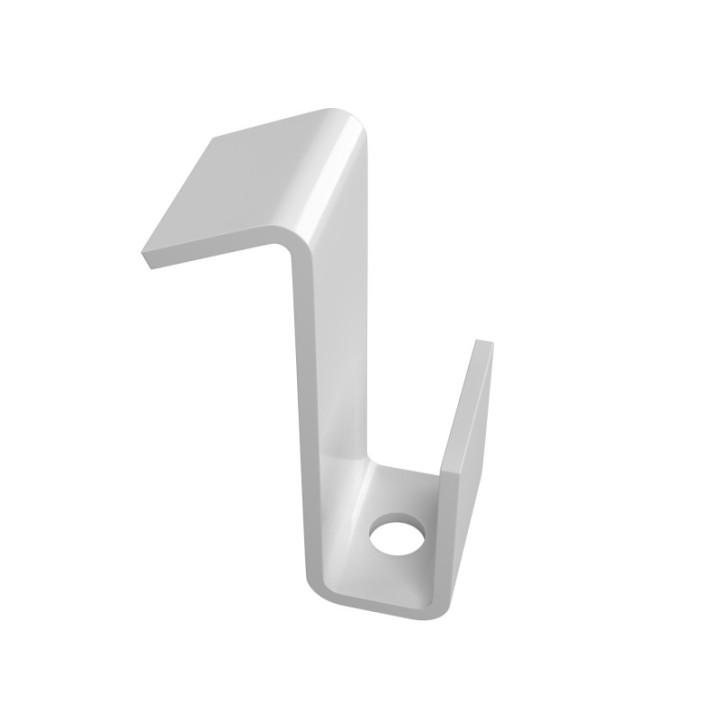 GeckoTeq Scheidingswandhaak 4kg - 25x8x10x11mm