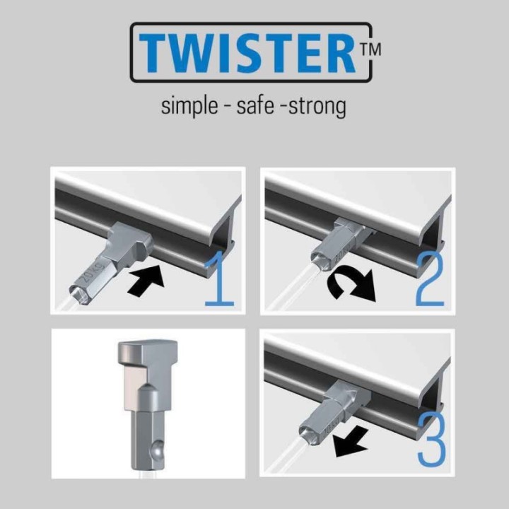 Artiteq 1,0mm Twister Micro Staaldraad
