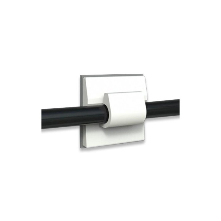 GeckoTeq Zelfklevende kabelhaak Mini – Nylon wit