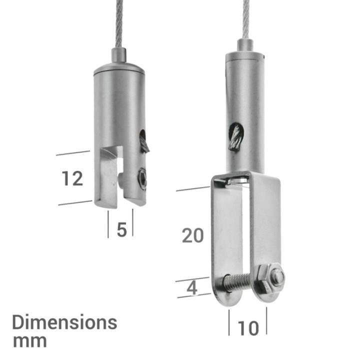 GeckoTeq Zelfremmende klem voor panelen tot 5 mm - 10kg