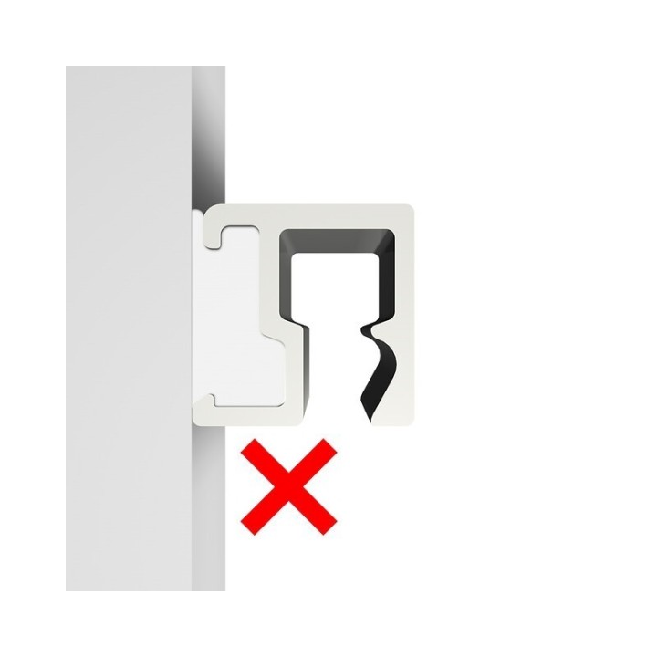 Artiteq Contour rail  (wel plafond aansluitend)