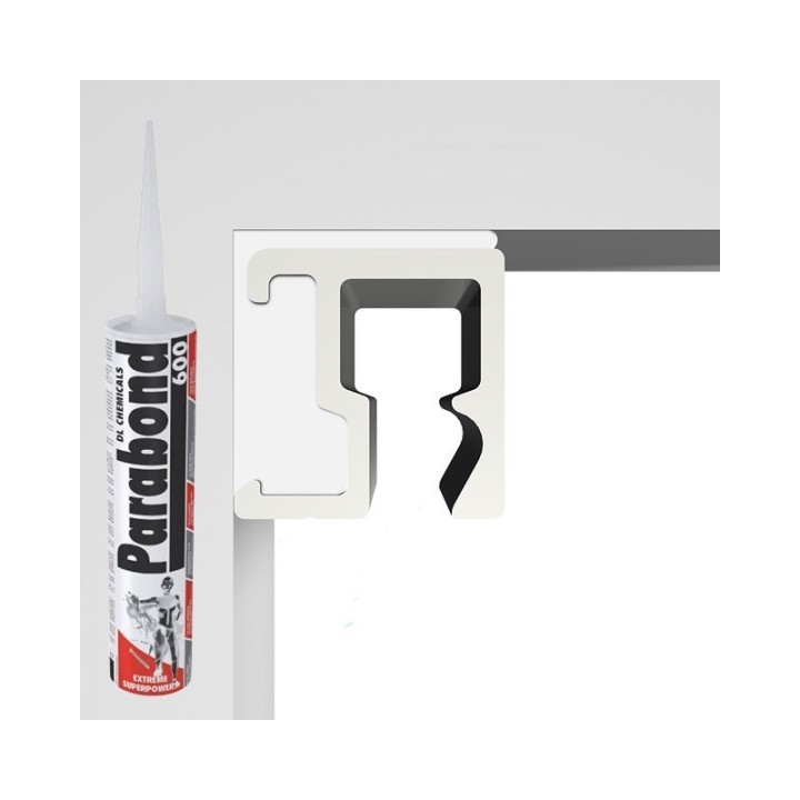 Artiteq Contour rail  (wel plafond aansluitend)