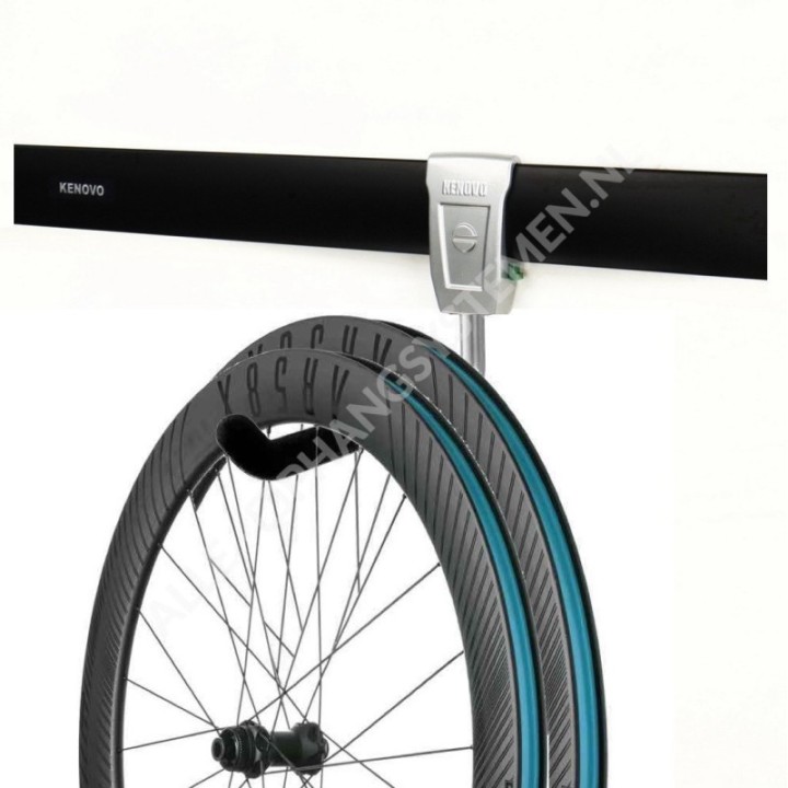 GeckoTeq Fiets Ophangsysteem - Universele  L-Fietswiel Haak GSH4