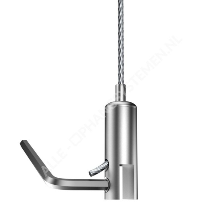 GeckoTeq Plafondnok Kabel systeem 6 mm - met Zelfremmende klem