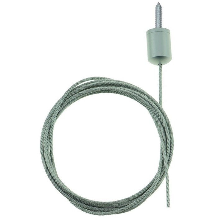 GeckoTeq Plafondnok Kabel systeem 6 mm - met Zelfremmende klem