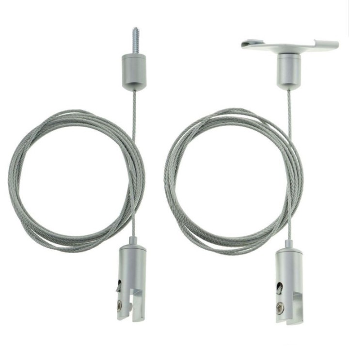 GeckoTeq Plafondnok Kabel systeem 6 mm - met Zelfremmende klem