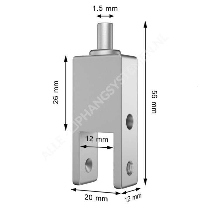 GeckoTeq Zelfremmend Plafondnok Kabelsysteem 12mm