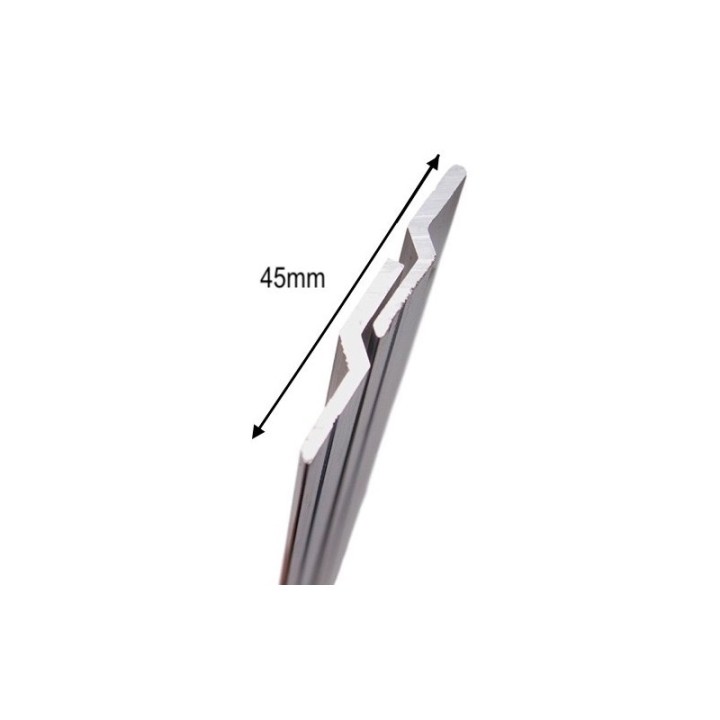 GeckoTeq Cleat Z Bar Ophang Rail - per set van 2 - in 8 lengte maten