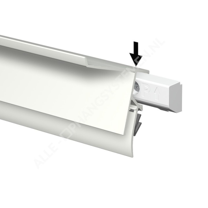 Artiteq Info Rail+ incl. eindkapjes en bevestigingsmaterialen