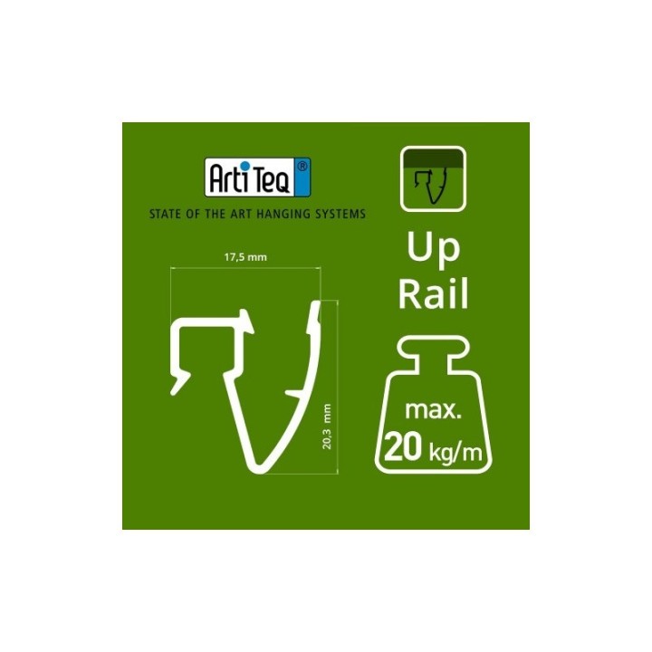 Artiteq Up Rail Eindkap per set van 2