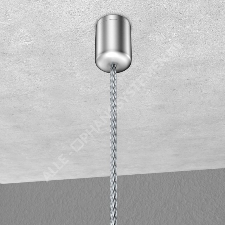 GeckoTeq 1,5mm Perlon draad met nippel  200cm - 25kg