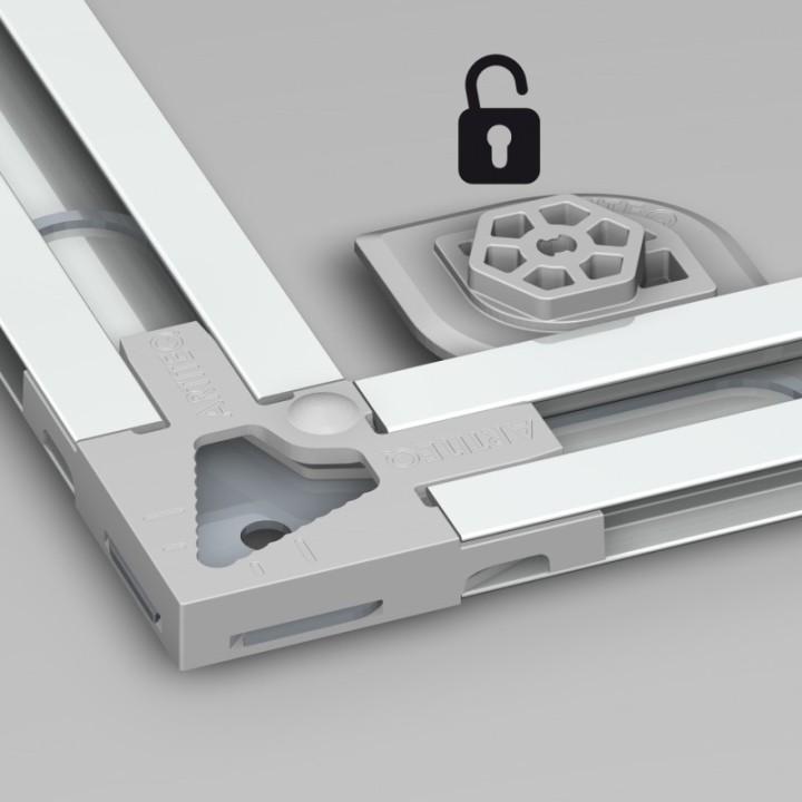 Artiteq Back Frame ophang en veiligheids schijfjes - per stuk